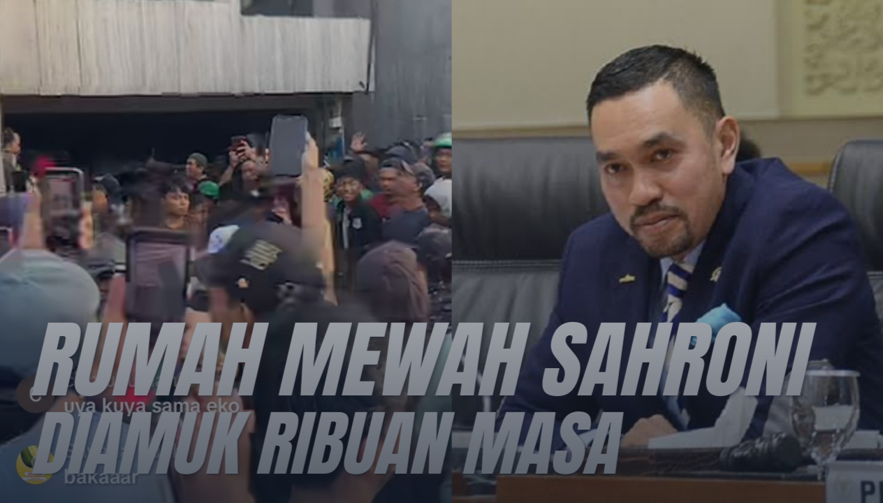 Rumah Mewah Ahmad Sahroni Diserbu Massa, Imbas Pernyataan Kontroversial