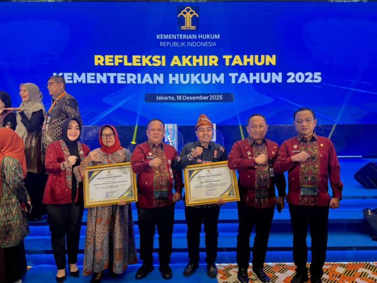 PALI Kembali Torehkan Prestasi di Tingkat Nasional, Kades Betung Barat Raih Penghargaan Posbankum Terbaik