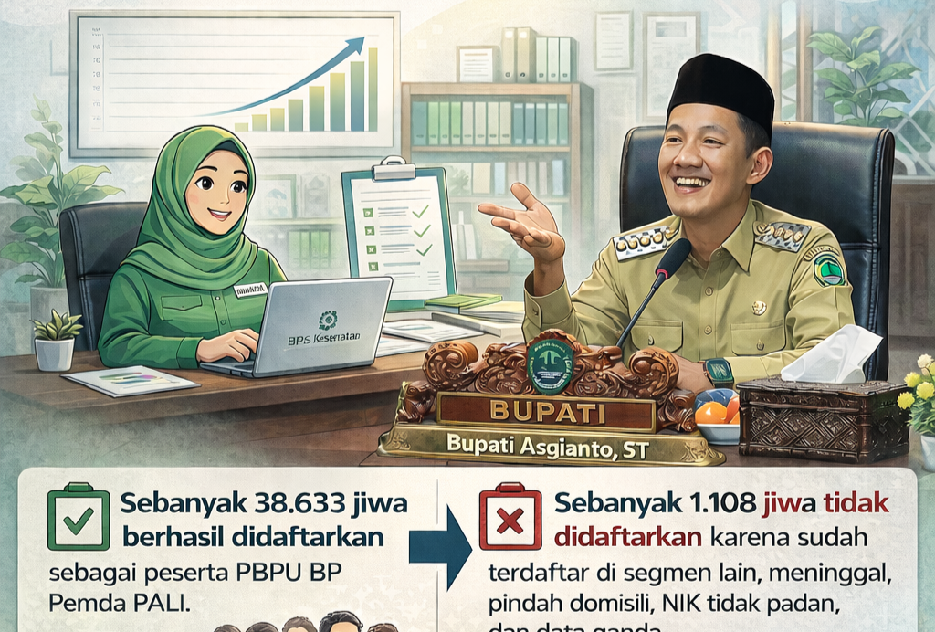 Verival Data BPJS Daerah, Bupati Asgianto Selamatkan Potensi Kebocoran APBD PALI Rp 465 Juta Lebih per Tahun