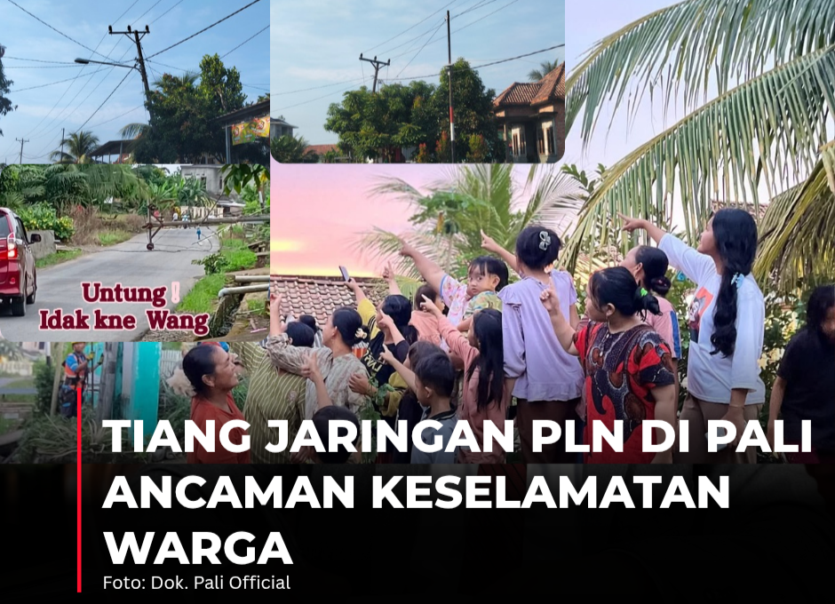 Tiang Jaringan Listrik PLN di PALI, Ancaman Keselamatan Warga