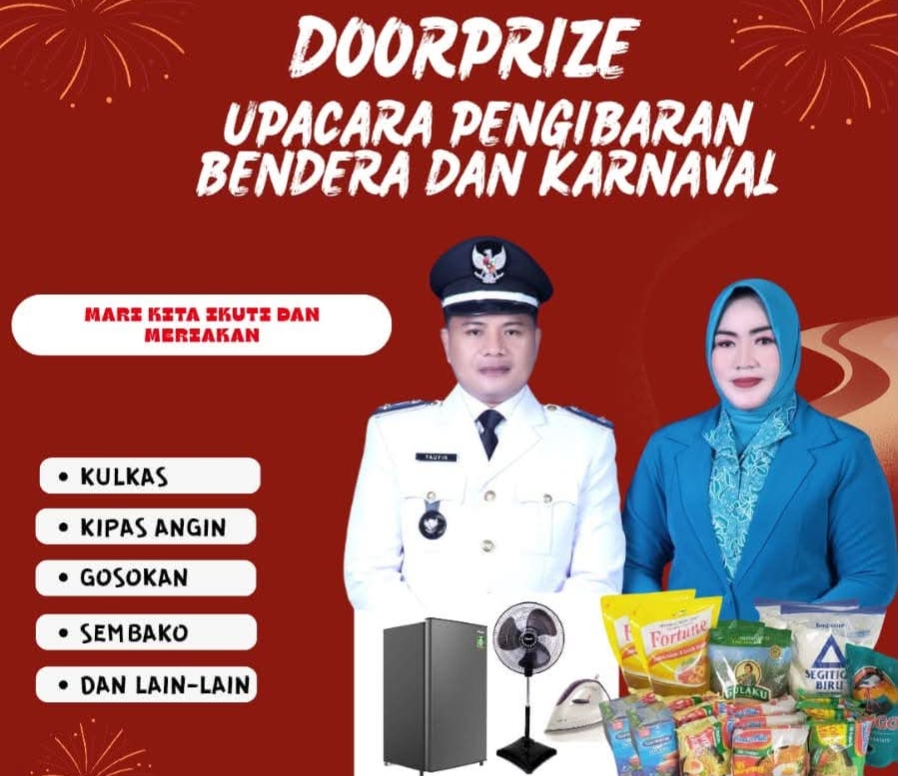 Peringatan HUT RI ke-81, Kades Tanjung Kurung Siapkan Puluhan Lomba dan Banjir Hadiah